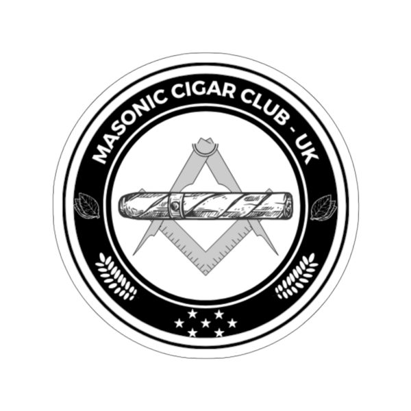 Masonic Cigar Club - UK Sticker - Image 4
